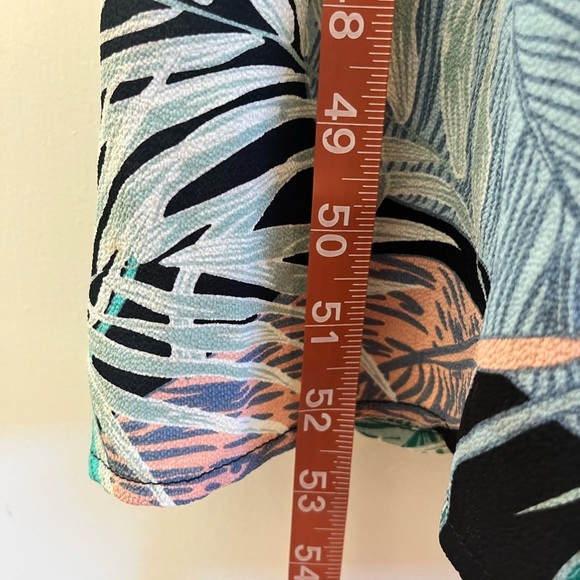 Blue Blush Size Large One Piece Jumpsuit Sleeveless Tropical Vacation ti… - Picture 10 of 12